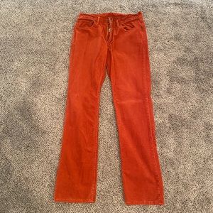 Orange Corduroy polo Ralph Lauren pants 34x34